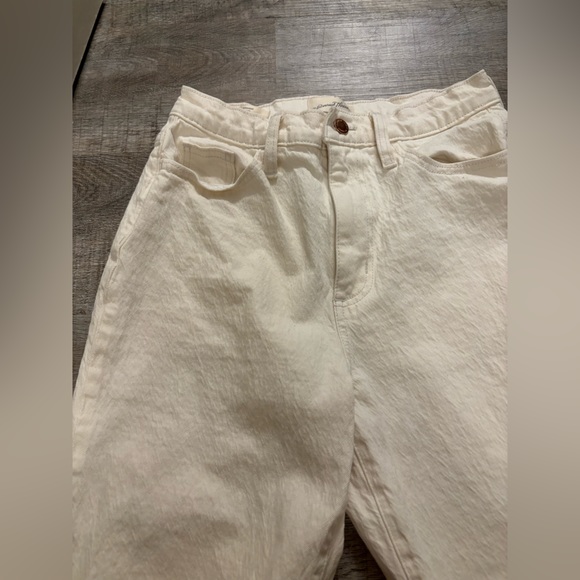 Off white vintage straight leg high rise jeans - Picture 4 of 6